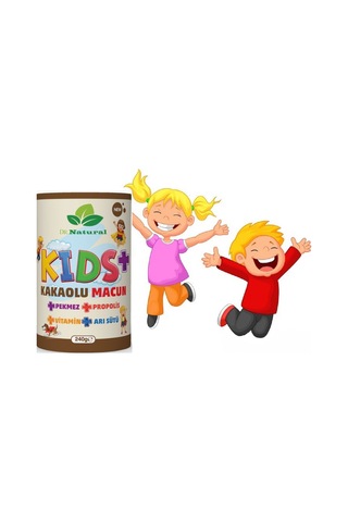 Dr. Natural Kakao Arı Sütü Propolis Pekmez ve Vitamin Çocuk Macunu 2 x 240 G