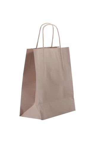 Büküm Saplı Kraft Kağıt Çanta 25'li 32x12x41