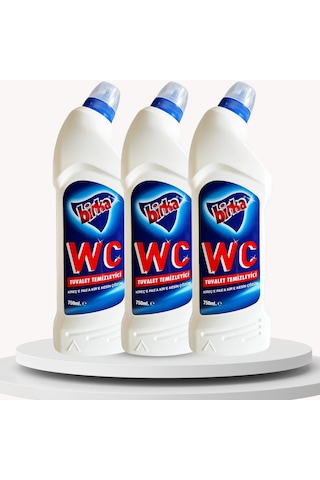Birka Wc Tuvalet Ve Pisuvar Temizleyici 3 x 750 ML