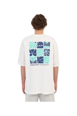 Lumberjack Ml Ravon 11hl-202 Kırık Beyaz Erkek Kısa Kol T-shirt