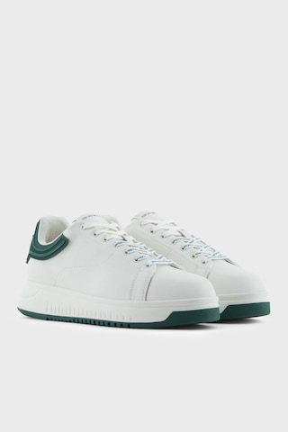 Emporio Armani Erkek Ayakkabı Em003663 Af18212 M0095 Beyaz-haki Beyaz-haki