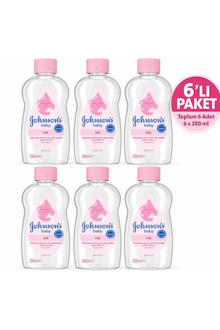 Johnson's Bebek Yağı Nemlendirici 200 Ml 6 Adet