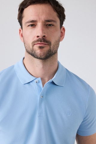 D's Damat Ds Damat Regular Fit Açık Mavi Pike Dokulu %100 Pamuk Kıvrılmaz Polo Yaka Nakışlı T-shirt 4HC14ORT51000 Açık Mavi