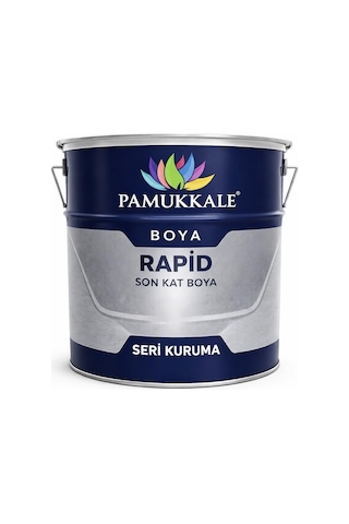 Pamukkale 1402 Rapid Endüstriyel Boya 60-70 Gloss 15 Kg Ral 7004 Sinyal Grisi
