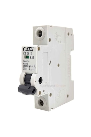 Cata 1x25 Amper W Otomat Monofaze Sigorta Ct-9614