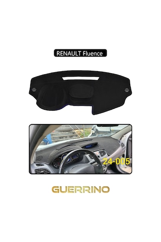 Renault Fluence Torpido Koruma Halısı Siyah Kenar