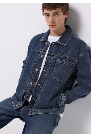 Colin's Colins Regular Fit Düğmeli Astarsız Erkek Mavi Ceket Cl1076804 Q1.v1 Dn44579 Denim