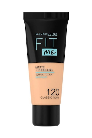 Maybelline New York Fit Me Matte+Poreless Fondöten No:120 Classic Ivory 30 ML