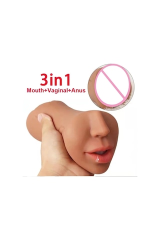 Erotixshop 3 Girişli Vajina Anal Oral Mastürbatör