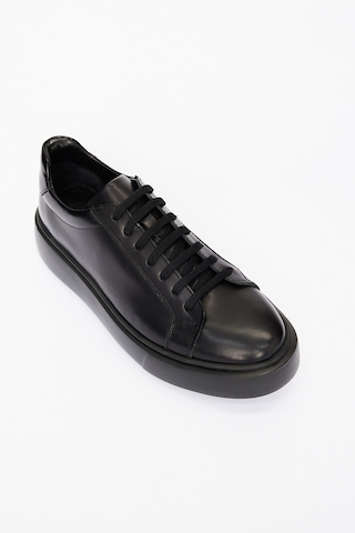 Altınyıldız Classıcs Ceremony Erkek Sıyah %100 Deri Rahat Taban Spor Sneaker Ayakkabı Siyah