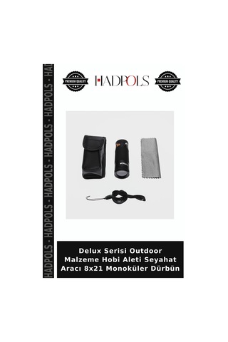 Delux Serisi Outdoor Malzeme Hobi Aleti Seyahat Aracı 8x21 Monoküler Dürbün