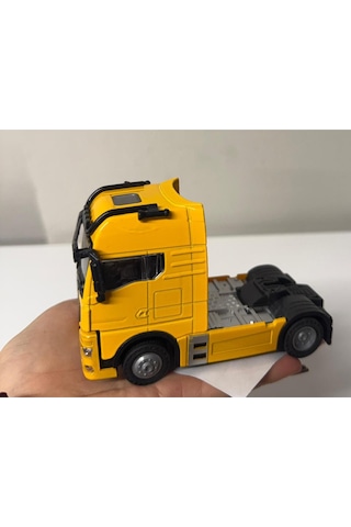 Man Oyuncak Tır Taşıyıcı Man Kupa Model Diecast 12cm Maket Koleksiyon Sarı
