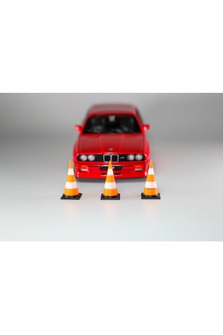 1/24 Ölçek Diorama Trafik Dubası, Trafik Konisi, Garaj Diorama Aksesuarı, Diorama Aksesuar 10 Adet