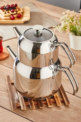 Amboss COO-0229 Cool Orta Boy Çelik Çaydanlık