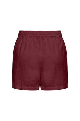 Only Onlswar Thyra Pull Up Shorts Wvn Kadın Kırmızı Şort - 15378514