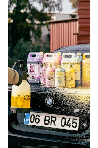 Factor360 Yellow Foam Sarı Renkli Oto Yıkama Köpüğü Oto Şampuan 1:15 Konsantre 5 L