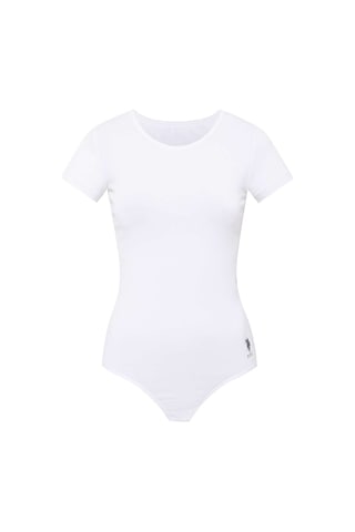U.S. Polo Assn. Kadın Beyaz Kısa Kollu Çıtçıtlı Body 66286