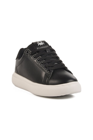 United Colors Of Benetton Siyah Hafif Kadın Sneaker Bnı-11567 Z Siyah-Beyaz