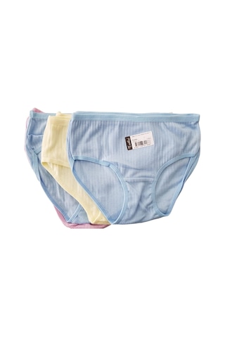 Tutku 0852 Kız Çocuk Pandora Bato-slip-külot - 12'li Kombin Çok Renkli