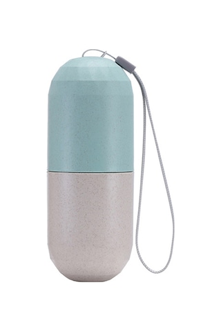 Springsun Haftalık Sağlam Kapaklı İlaç Kutusu, Taşınabilir 7 Günlük Bölmeli Organizer, İlaç-jewelry-şeker Saklama Kutusu Beyaz