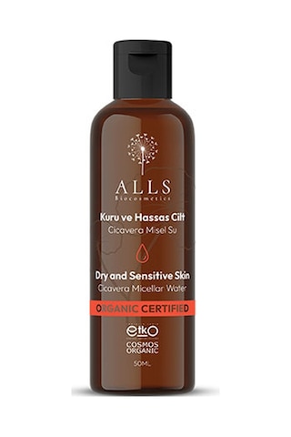 Alls Biocosmetics Organik Cicavera Prebiyotik Misel Su 50 Ml