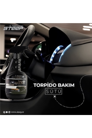 Steep Ultimate Torpido Bakım Sütü Ve Temizleyici Parlatıcı 500 Ml Mikrofiber 40x40 Bez 1 Adet