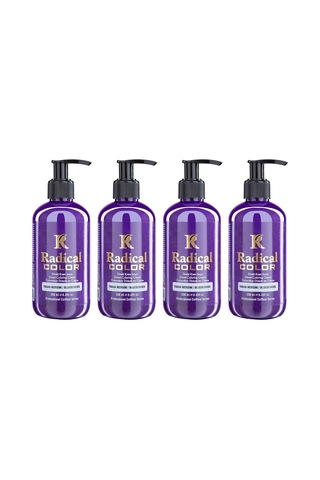 Radical Color New 25/blueberry Amonyaksız Su Bazlı Saç Boyası 250 Ml 4 Adet Yaban Mersini