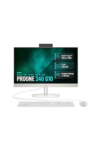 HP ProOne 240 G10 D36TNET-13 Ultra 5 125U 48 GB 2 TB SSD 23.8" W11P AIO Masaüstü Bilgisayar
