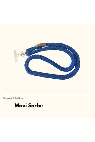 Mavi Sorbe Telefon Askısı