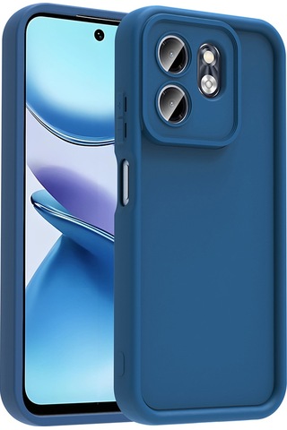 İnfinix Smart 9 Kılıf Kamera Korumalı Zore Ananas Kapak Koyu Yeşil
