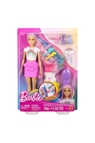 Jjp07 Barbie Gökkuşağı Saçlar Sarı Saçlı Bebek