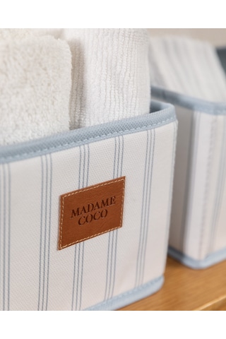 Madame Coco Nuage 3 Bölmeli Düzenleyici Kutu Kutu0000000025 Beyaz - Gri