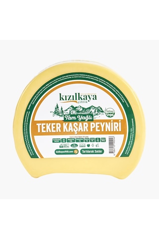 Kızılkaya Çiftlik Teker Kaşar Peyniri 2 KG