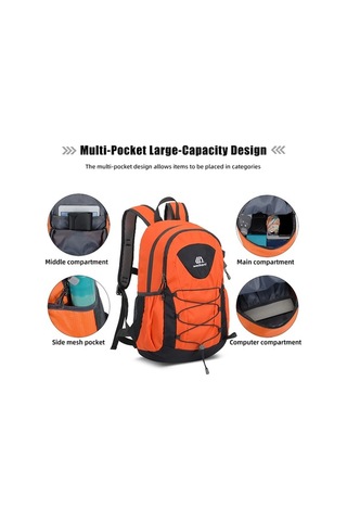 Dancemonkey Açık Hava Yürüyüş Sırt Çantası 20l Su Geçirmez, Hafif Katlanabilir Spor Günlük Seyahat Tırmanma Çantası Mavi