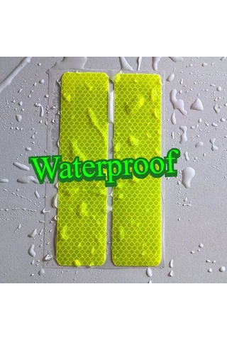 4 Adet Yansıtıcı Şeritler Gece Güvenlik Uyarı Motosiklet