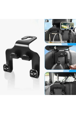 Telefon Tutuculu Düzenleyici Araç Koltuk Arkasına Takılabilen Plastik Askılık