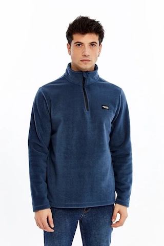 Champp Campp Yarım Fermuarlı Unisex Polar Lacivert