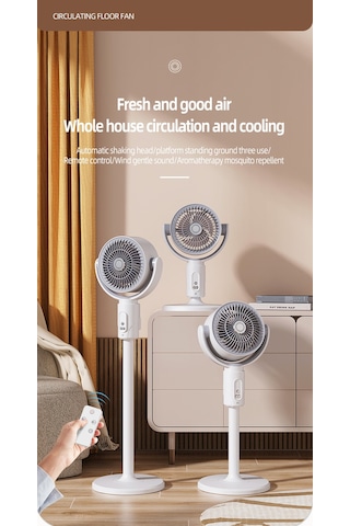 Masaüstü Hareketli Kafa Elektrikli Fan Şarj Edilebilir Fan