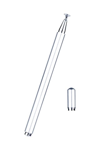 Xindoker Metal Kollu Dijital Kalem: Manyetik Silikon Diskli, Dokunmatik, Telefon Ve Tablet Uyumlu, Çoklu Sisteme Uygun Gümüş