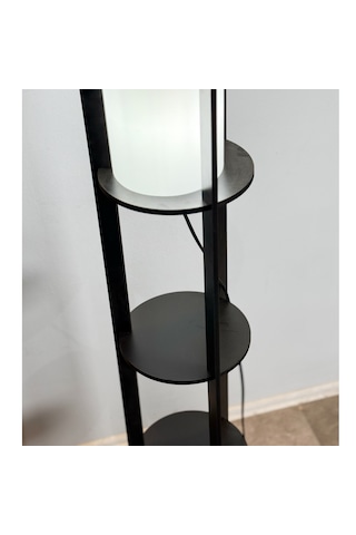 Lambader Aydınlatma Raflı Lambader Çok Amaçlı Raf 1127