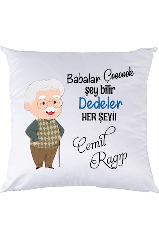 Dedeye Babalar Günü Hediye Seti - İsim Baskılı