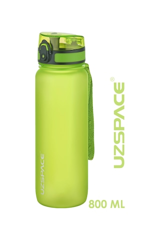 Uzspace 800 ML Yeni Ebat Boy 25 CM Tritan Su Matarası Bpa