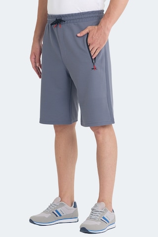 Slazenger Osaku 2 Li Set Erkek Şort Lacivert - Koyu Gri