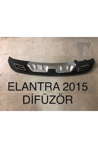 Hyundai Elantra Difüzör 2014-2015 Arka Tampon  Plastik