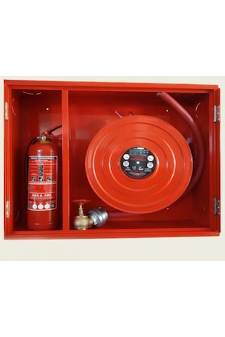 1" Iki Kapaklı Saç Kapak 30 Mt Hortumlu 0.90 Mm Tüp Kabinli Yangı (493140106)