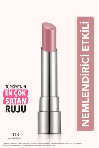 Flormar Sheer Up Yarı Transparan & Parlak Bitişli Nemlendirici Ruj 018 Enchanted Kiss