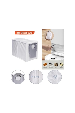 Flybuy Roborock Qrevo S Yedek Mop Bezi, Aksesuar Seti, Yüksek Kalite, Temizlik Aksesuarları