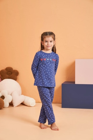 Modadua Pjs 28082 Çocuk Pijama Takım Mavi