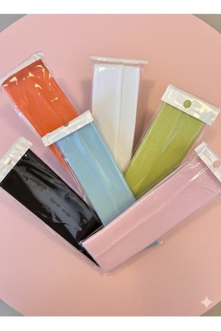 Şehrazat Handmade 2li Bandana Saç Tokasi Çok Renkli