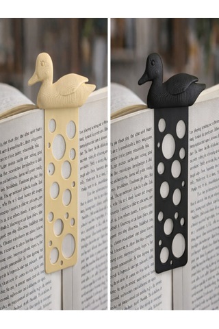 Ördek Figürlü Dekoratif Kitap Ayracı 6 Lı Renkli Set